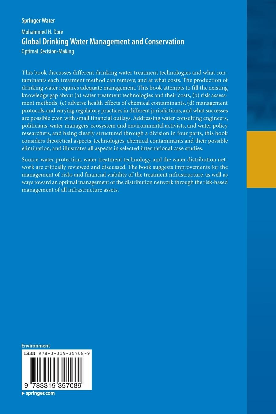 Rückseitencover Global Drinking Water Management and Conservation