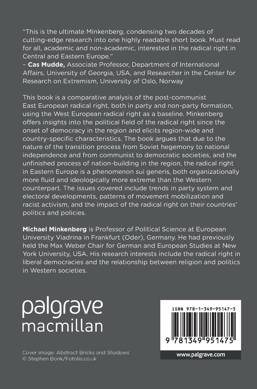 Rückseitencover The Radical Right in Eastern Europe