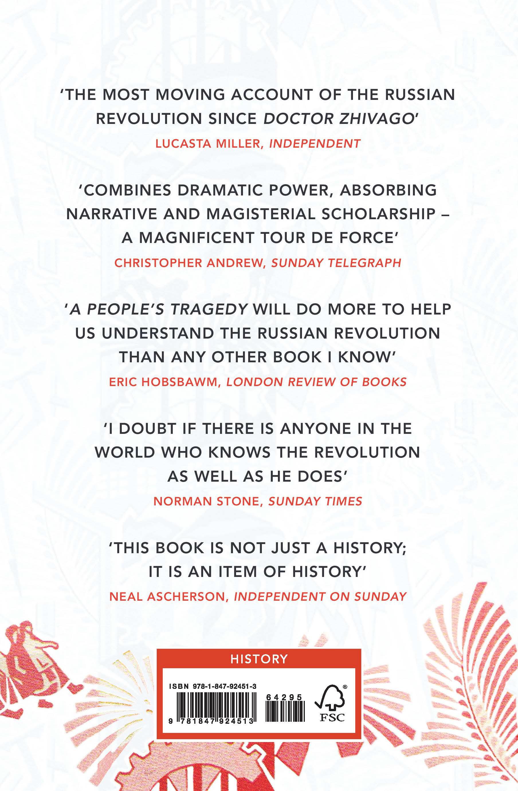 Rückseitencover A People's Tragedy