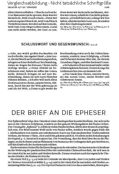 Beispielinhalt (Bild) Die Bibel (Schulausgabe, schwarz)
