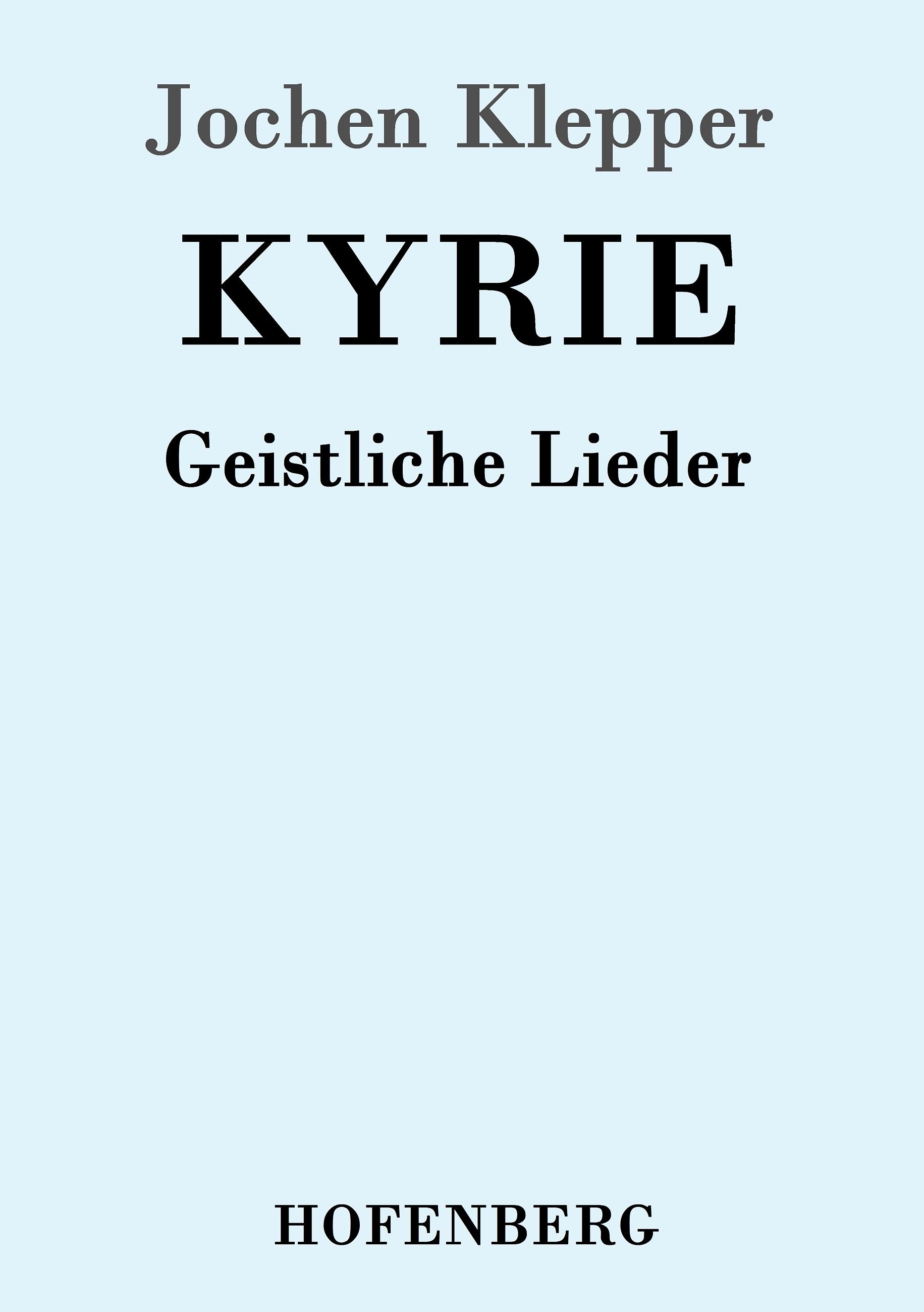Vorderes Coverbild Kyrie