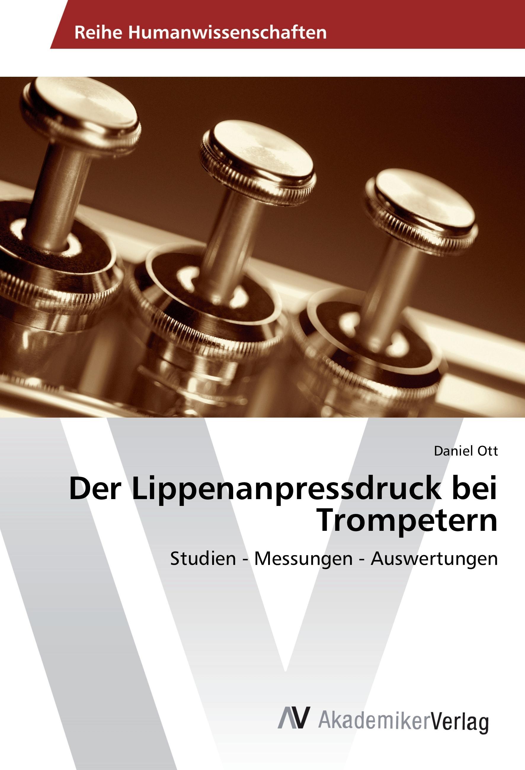 Vorderes Coverbild Der Lippenanpressdruck bei Trompetern