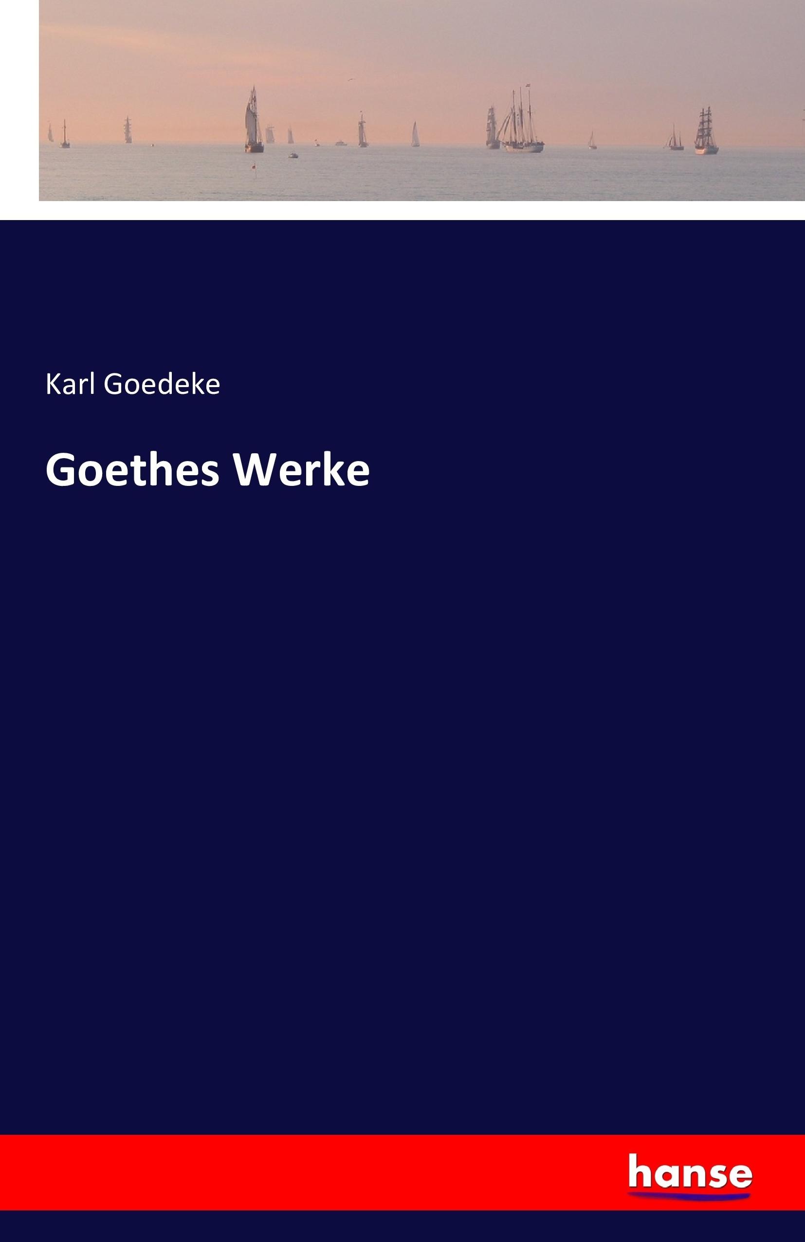 Vorderes Coverbild Goethes Werke