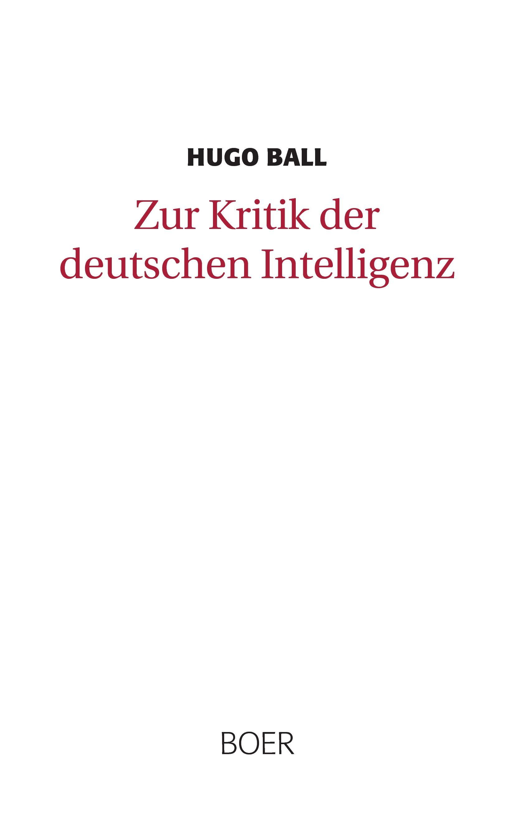 Vorderes Coverbild Zur Kritik der deutschen Intelligenz