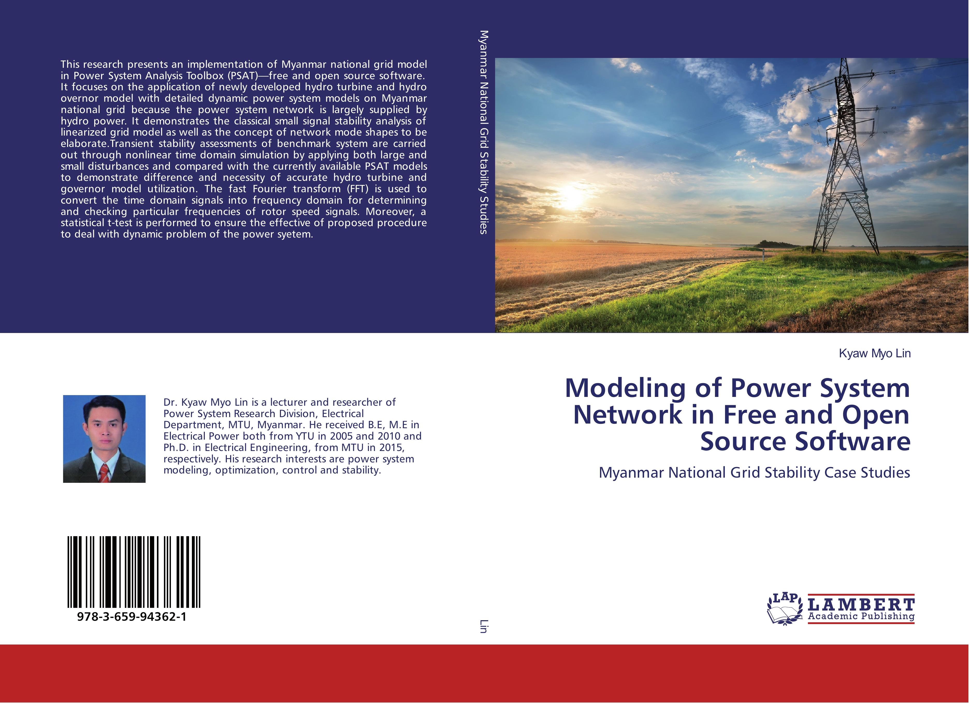 Vorderes Coverbild Modeling of Power System Network in Free and Open Source Software