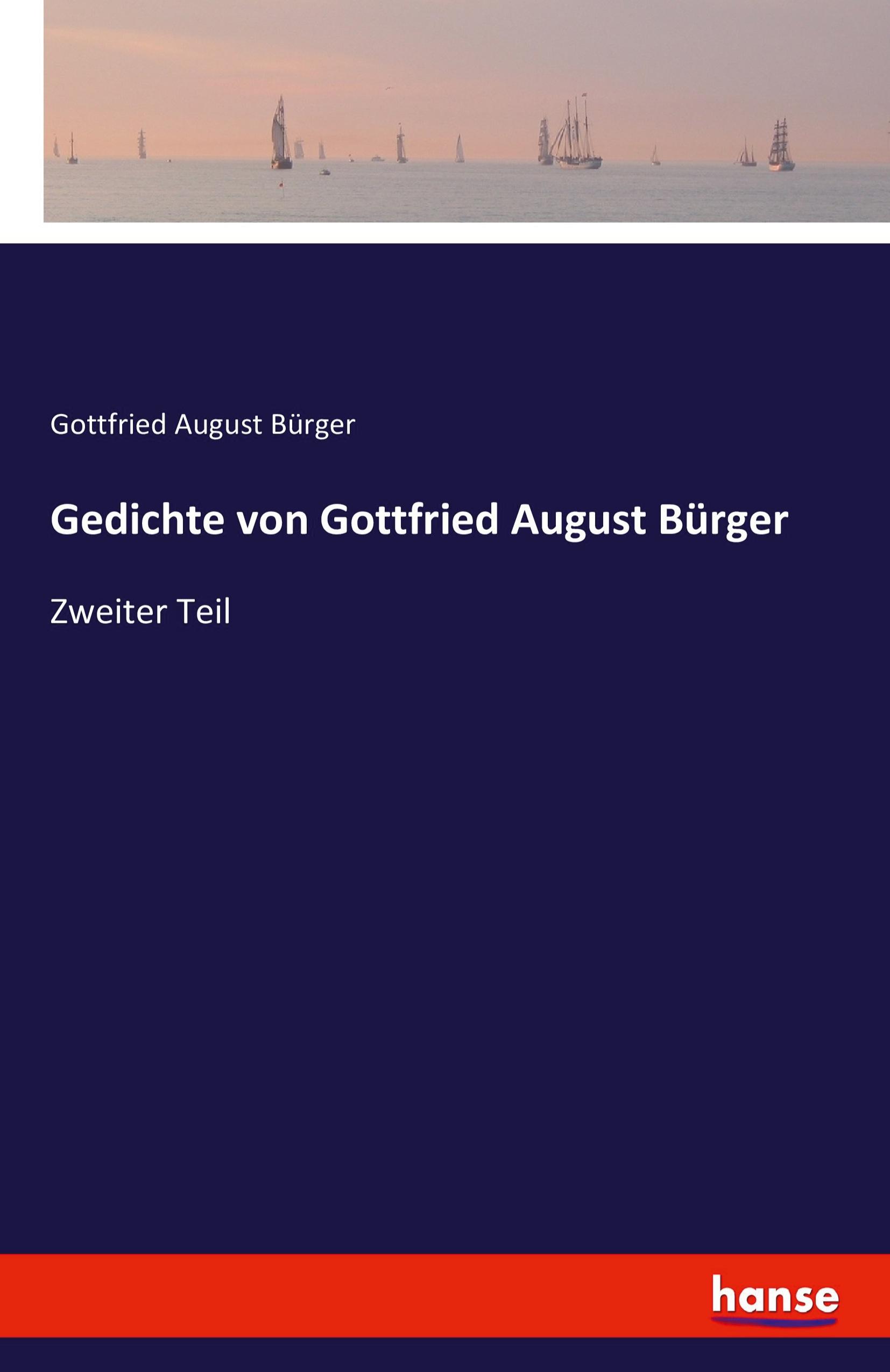 Vorderes Coverbild Gedichte von Gottfried August Bürger
