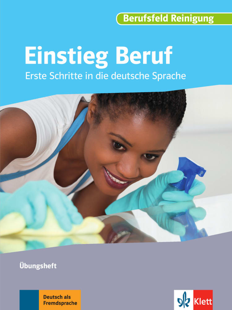 Vorderes Coverbild Einstieg Beruf, Berufsfeld Reinigung