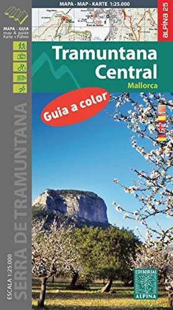 Vorderes Coverbild Wanderkarte Tramuntana Central