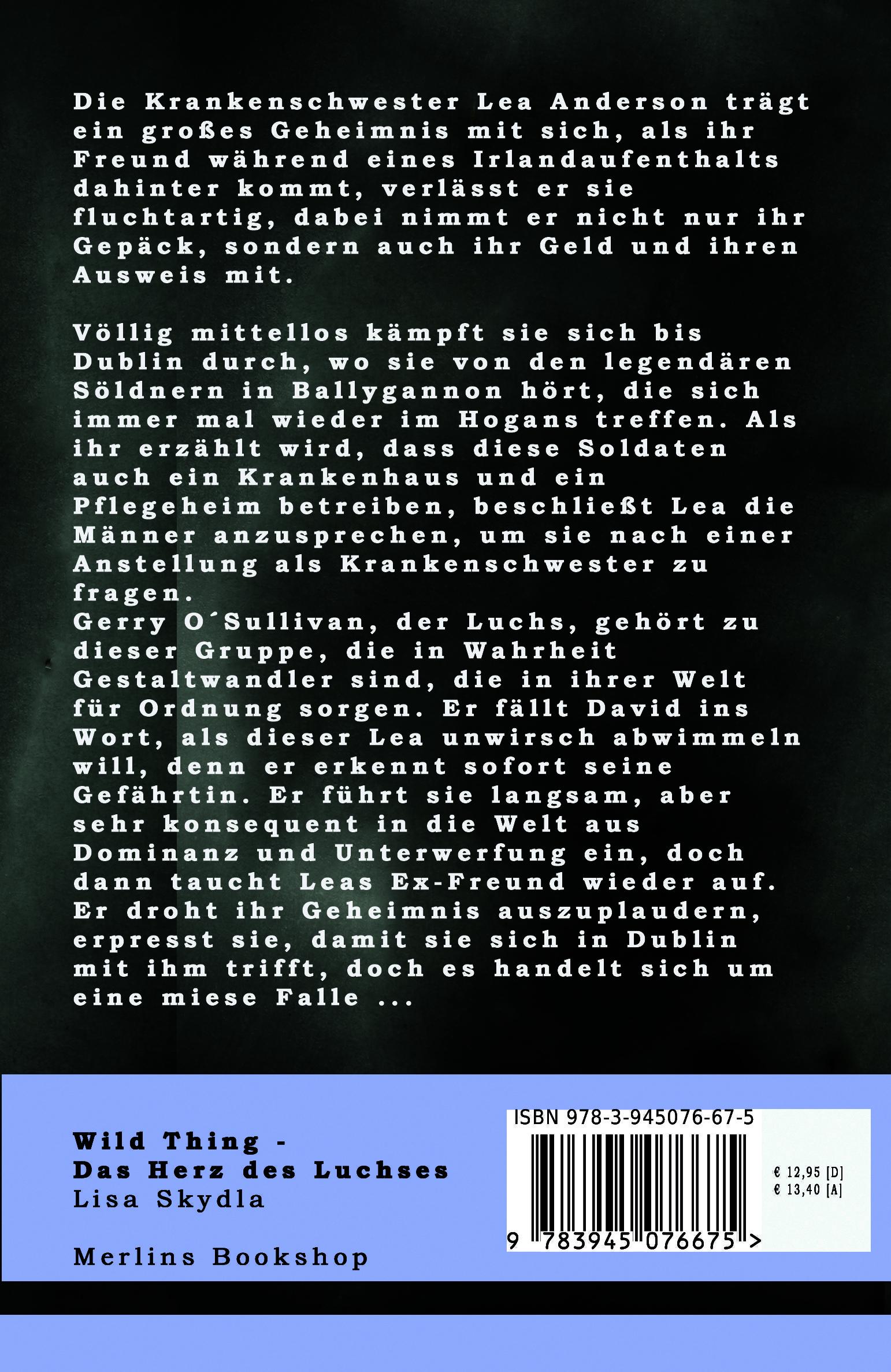 Rückseitencover Wild Thing - Das Herz des Luchses