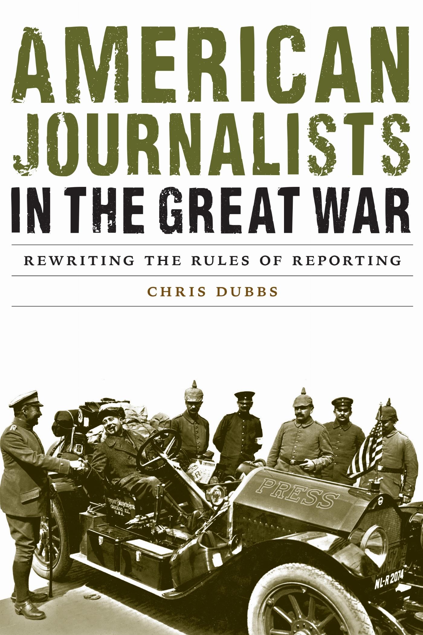 Vorderes Coverbild American Journalists in the Great War