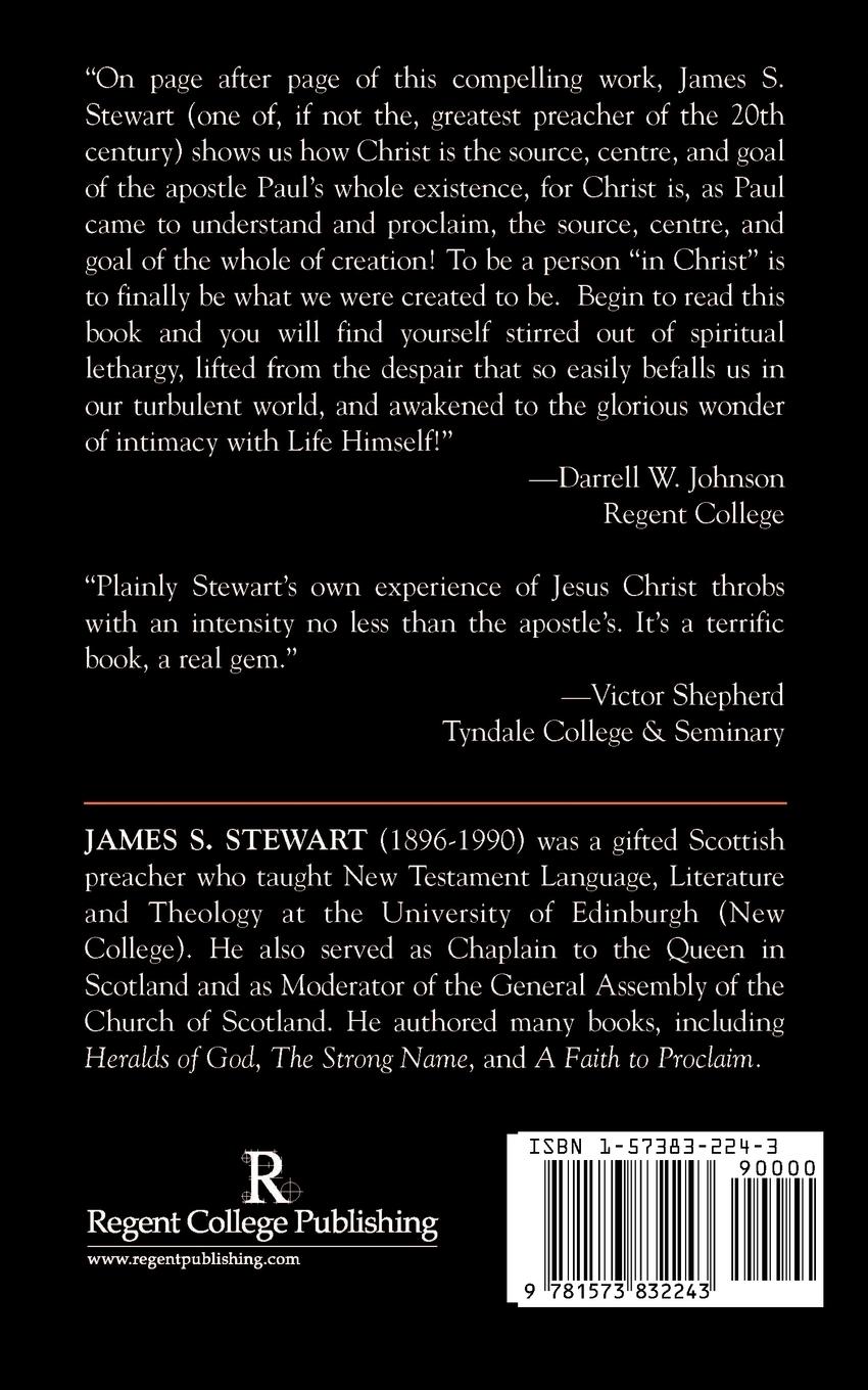 Rückseitencover A Man in Christ