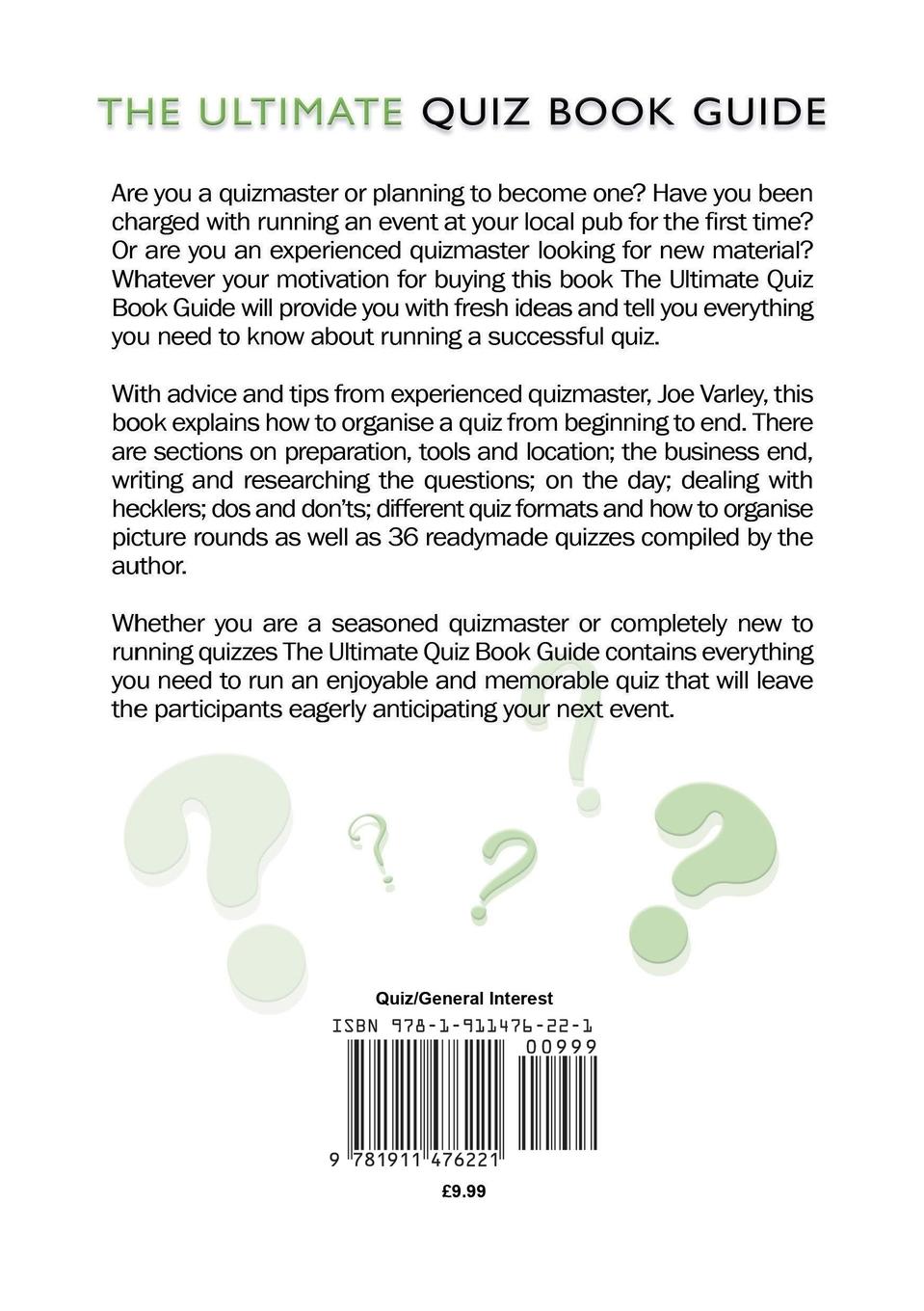 Rückseitencover The Ultimate Quiz Book Guide