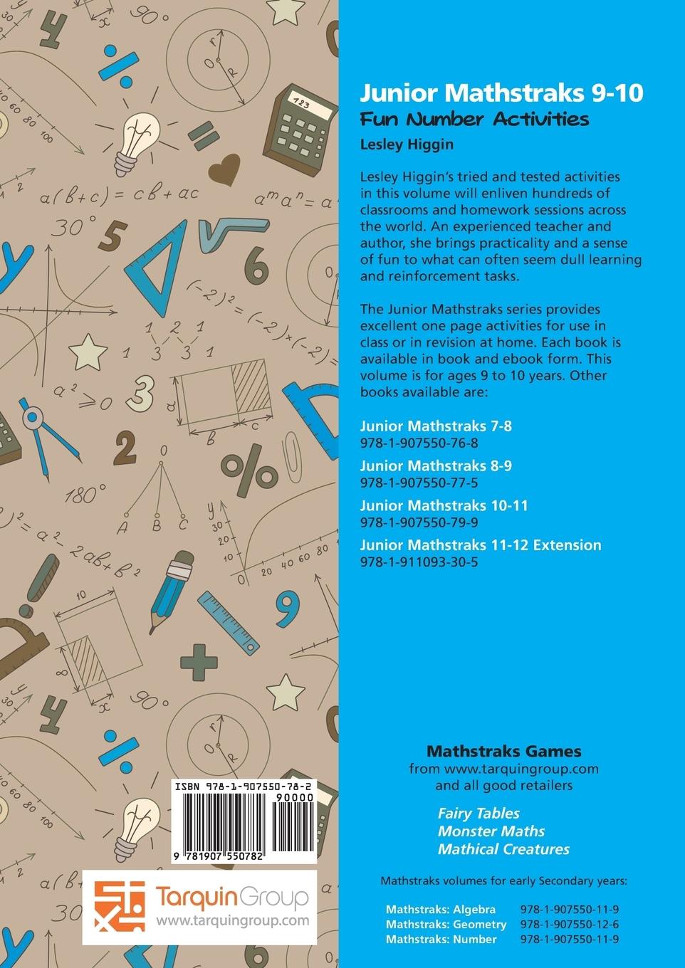 Rückseitencover Junior Mathstraks 9-10