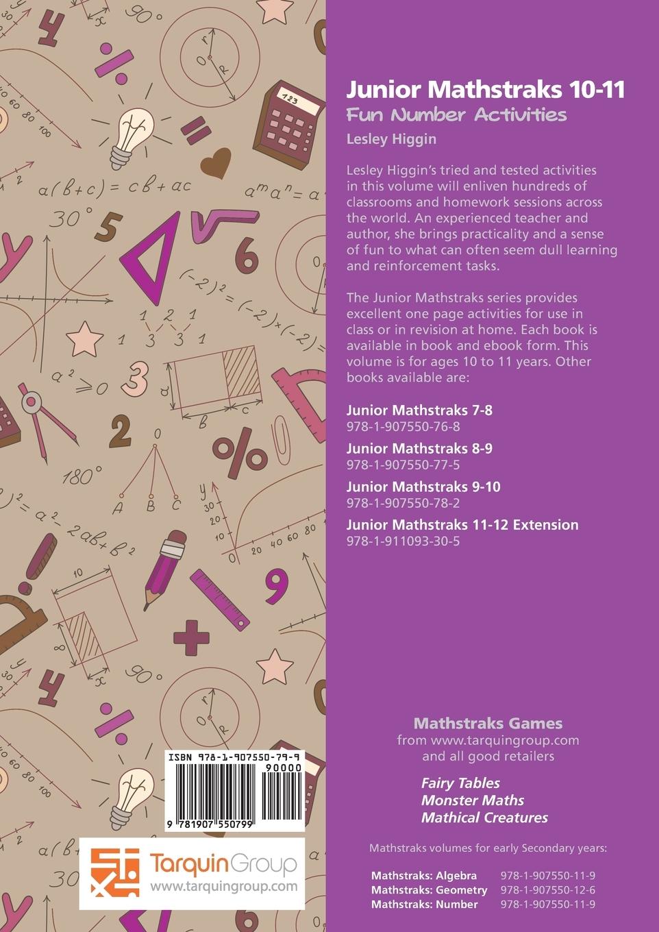 Rückseitencover Junior Mathstraks 10-11