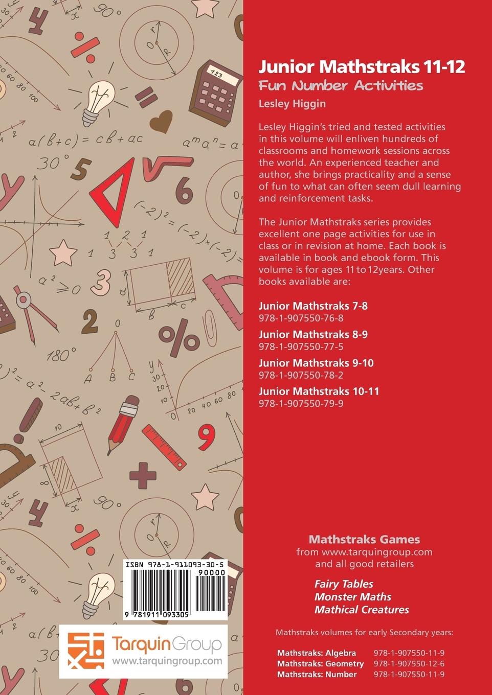 Rückseitencover Junior Mathstraks 11-12