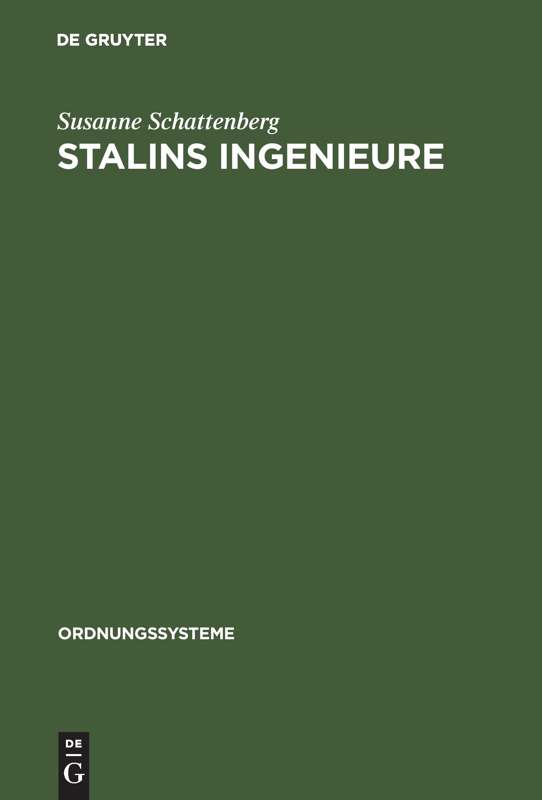 Vorderes Coverbild Stalins Ingenieure
