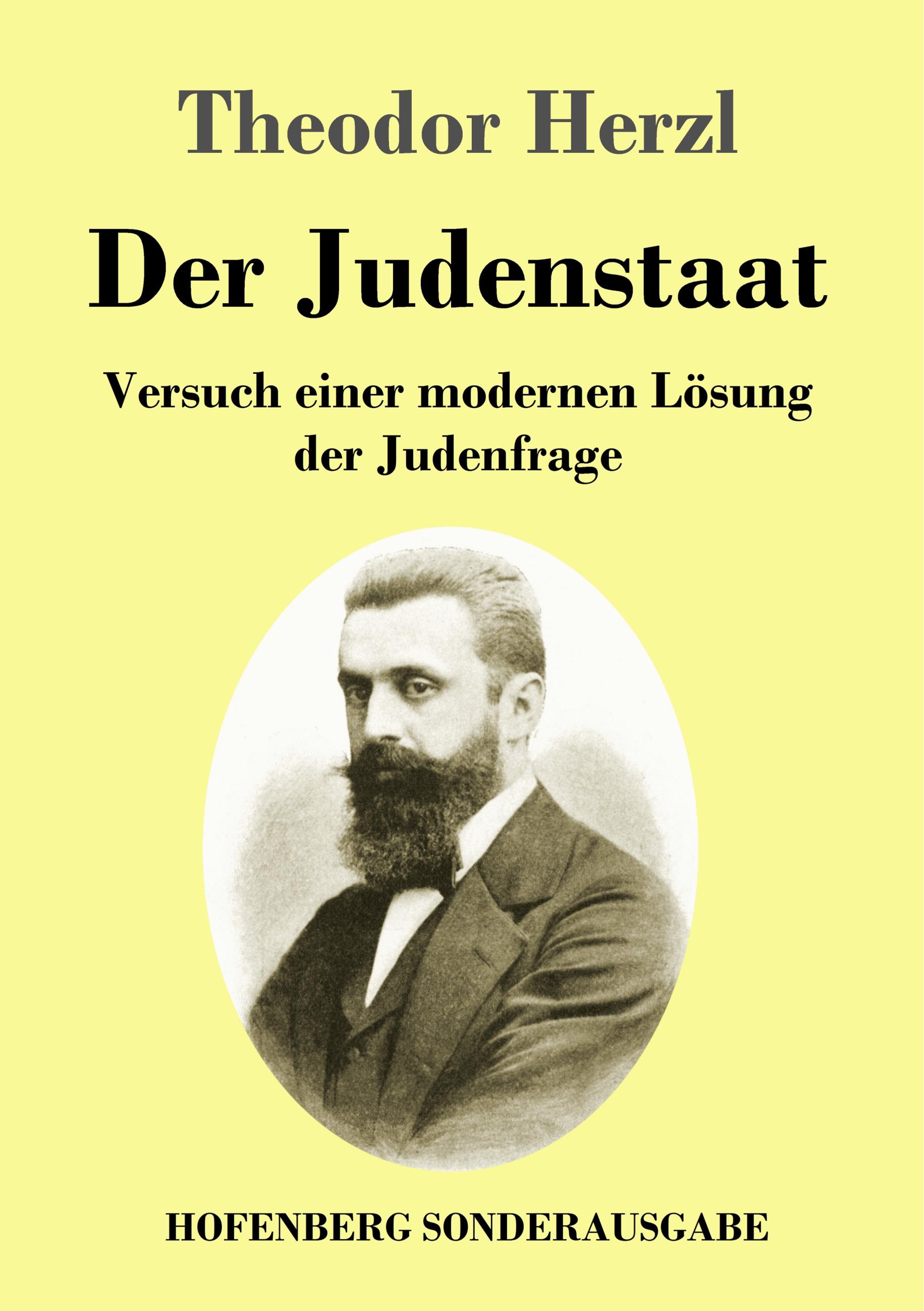 Vorderes Coverbild Der Judenstaat