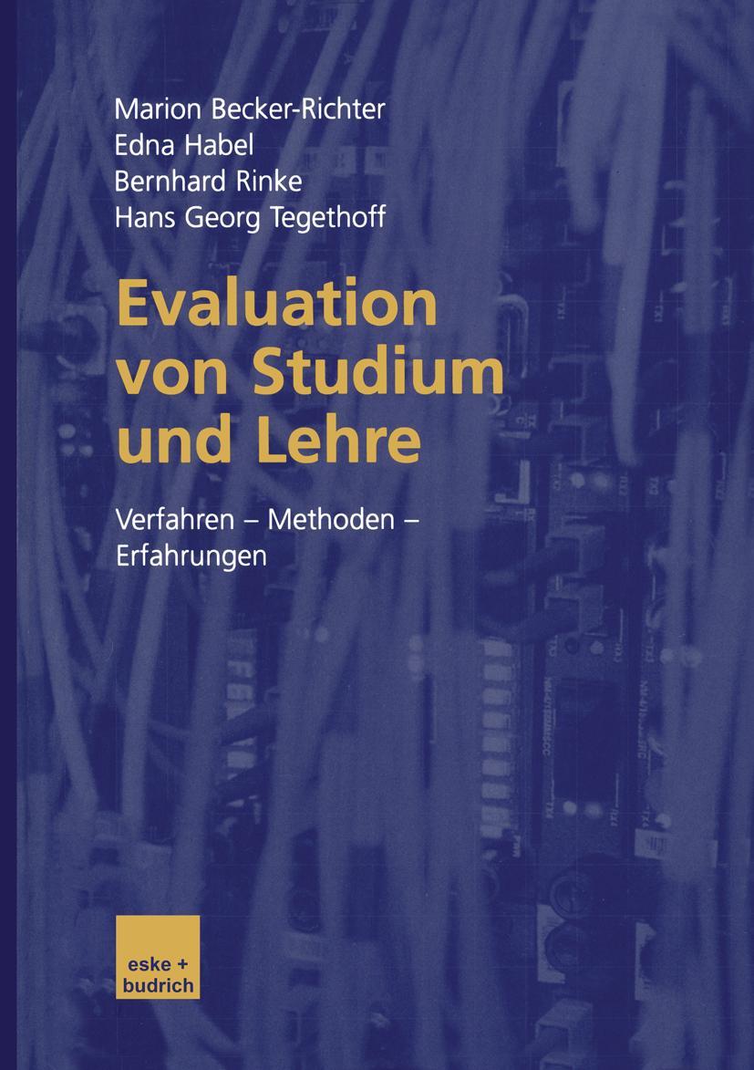 Vorderes Coverbild Evaluation von Studium und Lehre