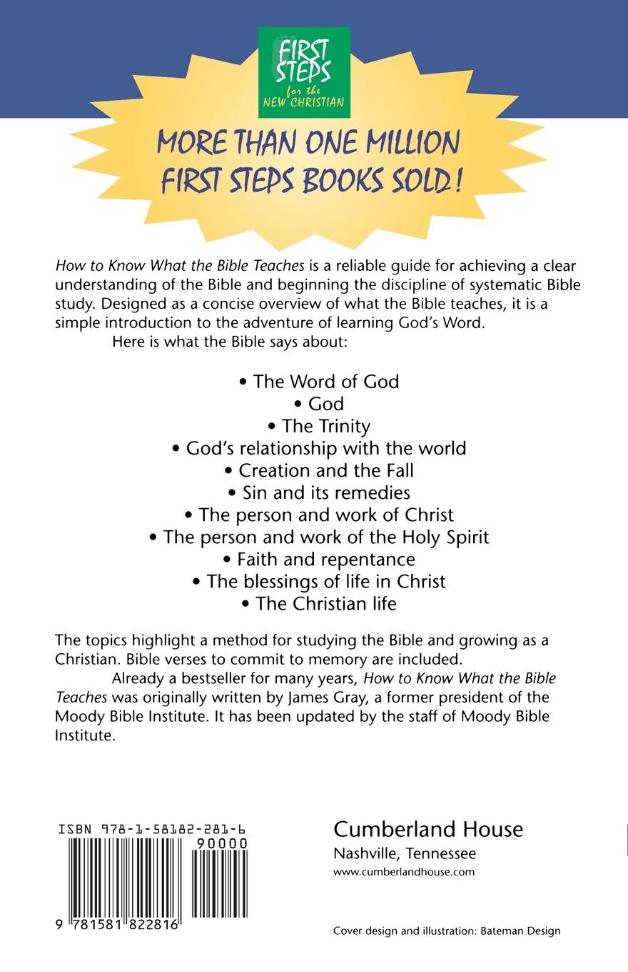 Rückseitencover How to Know What the Bible Teaches