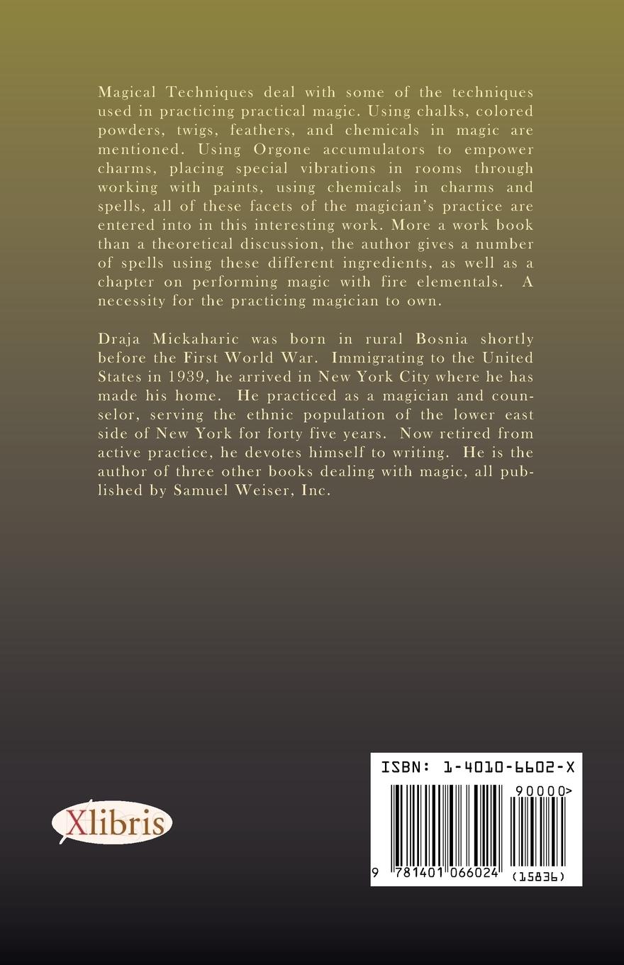 Rückseitencover Magical Techniques