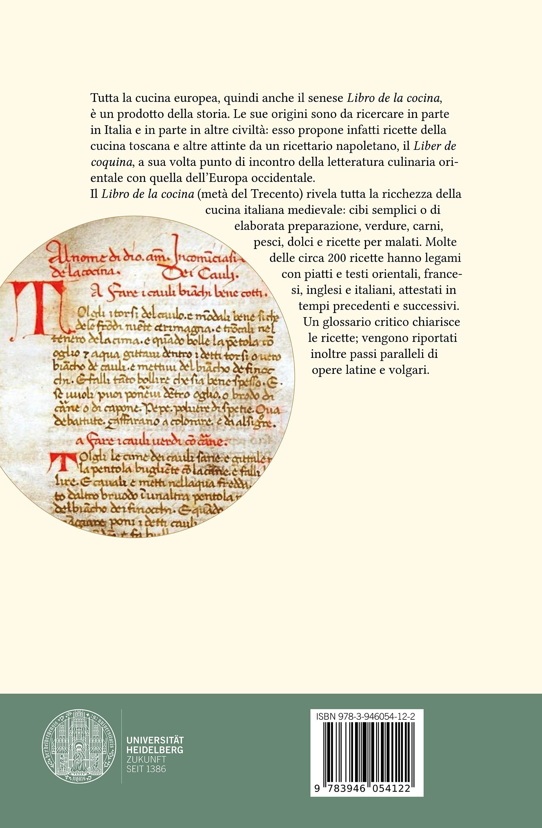 Rückseitencover Il libro de la cocina