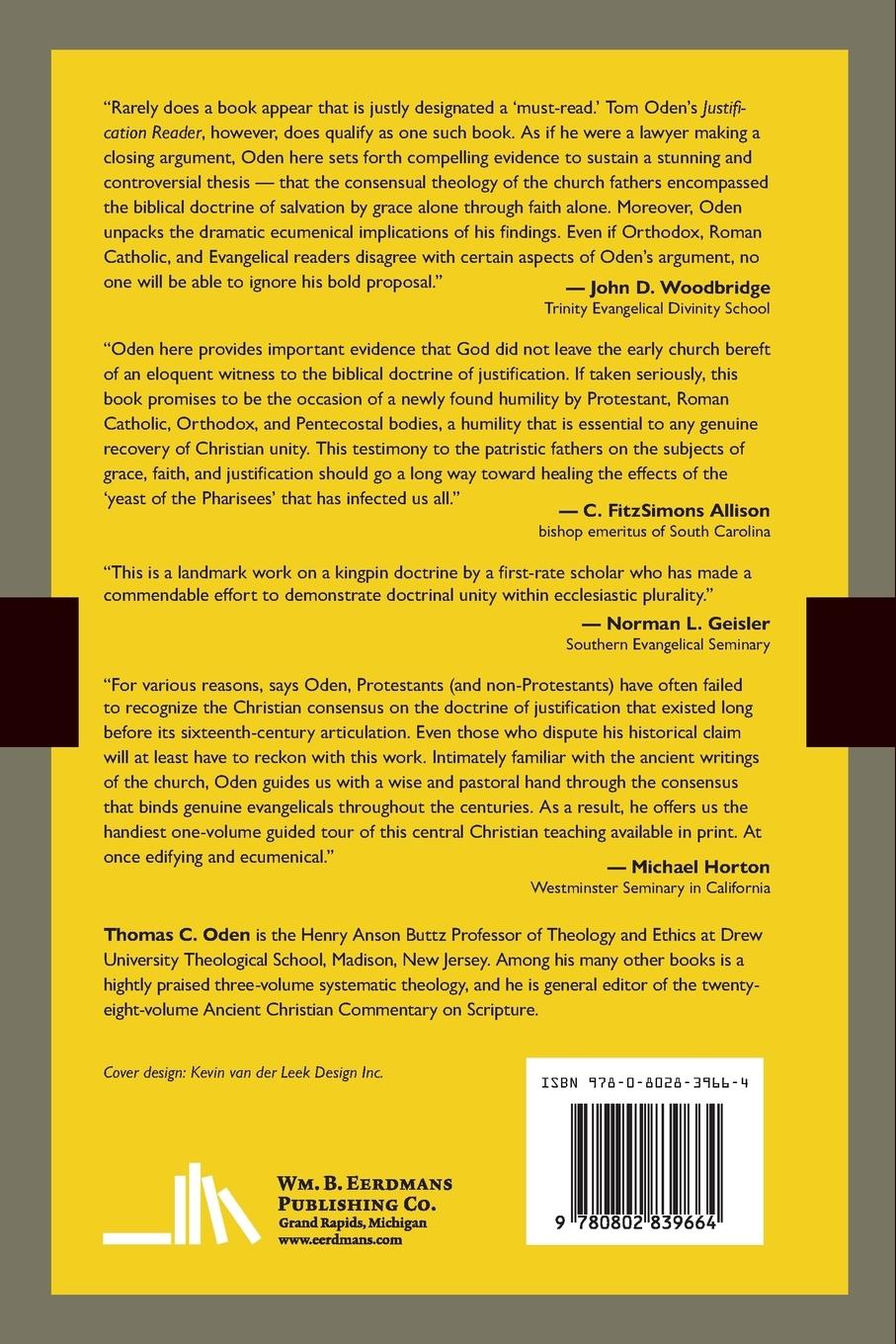 Rückseitencover The Justification Reader