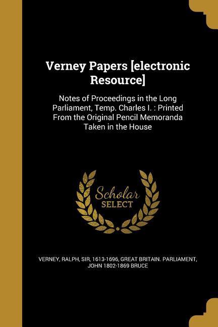 Vorderes Coverbild Verney Papers [electronic Resource]