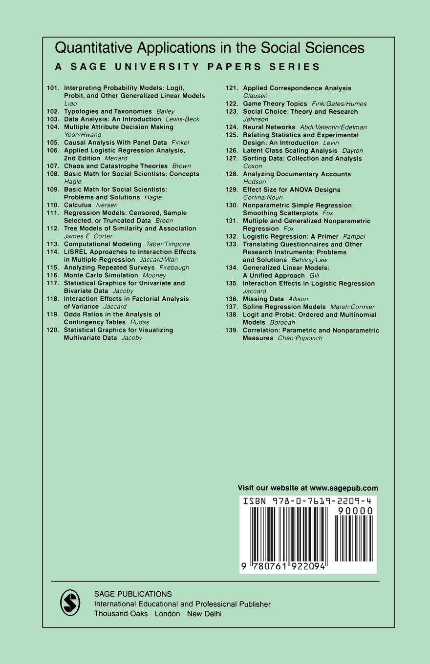 Rückseitencover Longitudinal Research