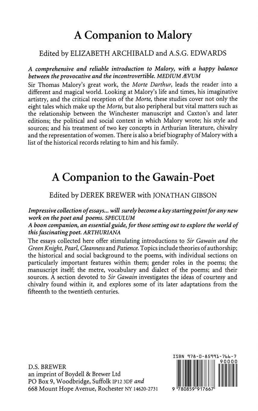 Rückseitencover A Critical Companion to 'Beowulf'