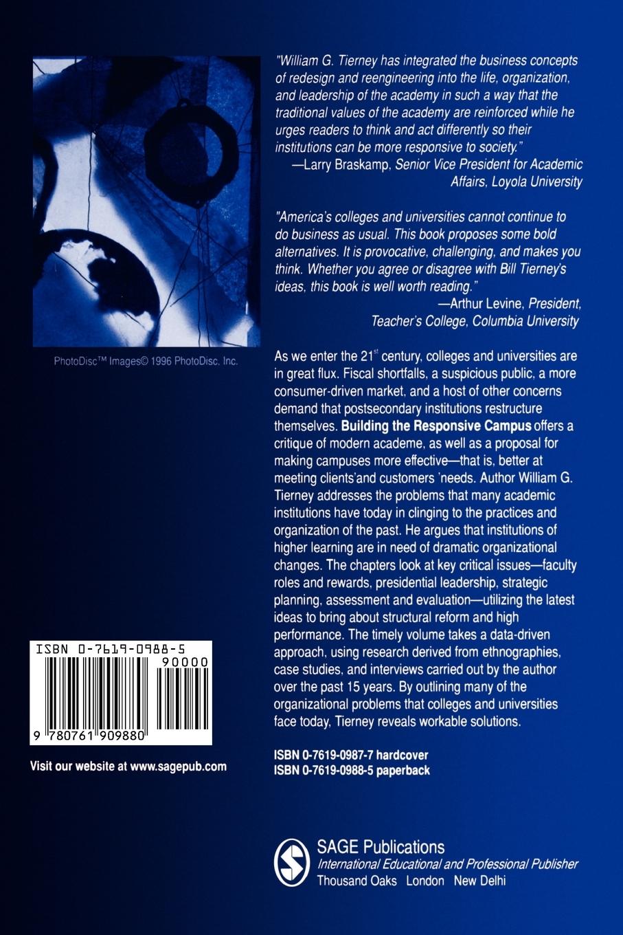 Rückseitencover Building the Responsive Campus