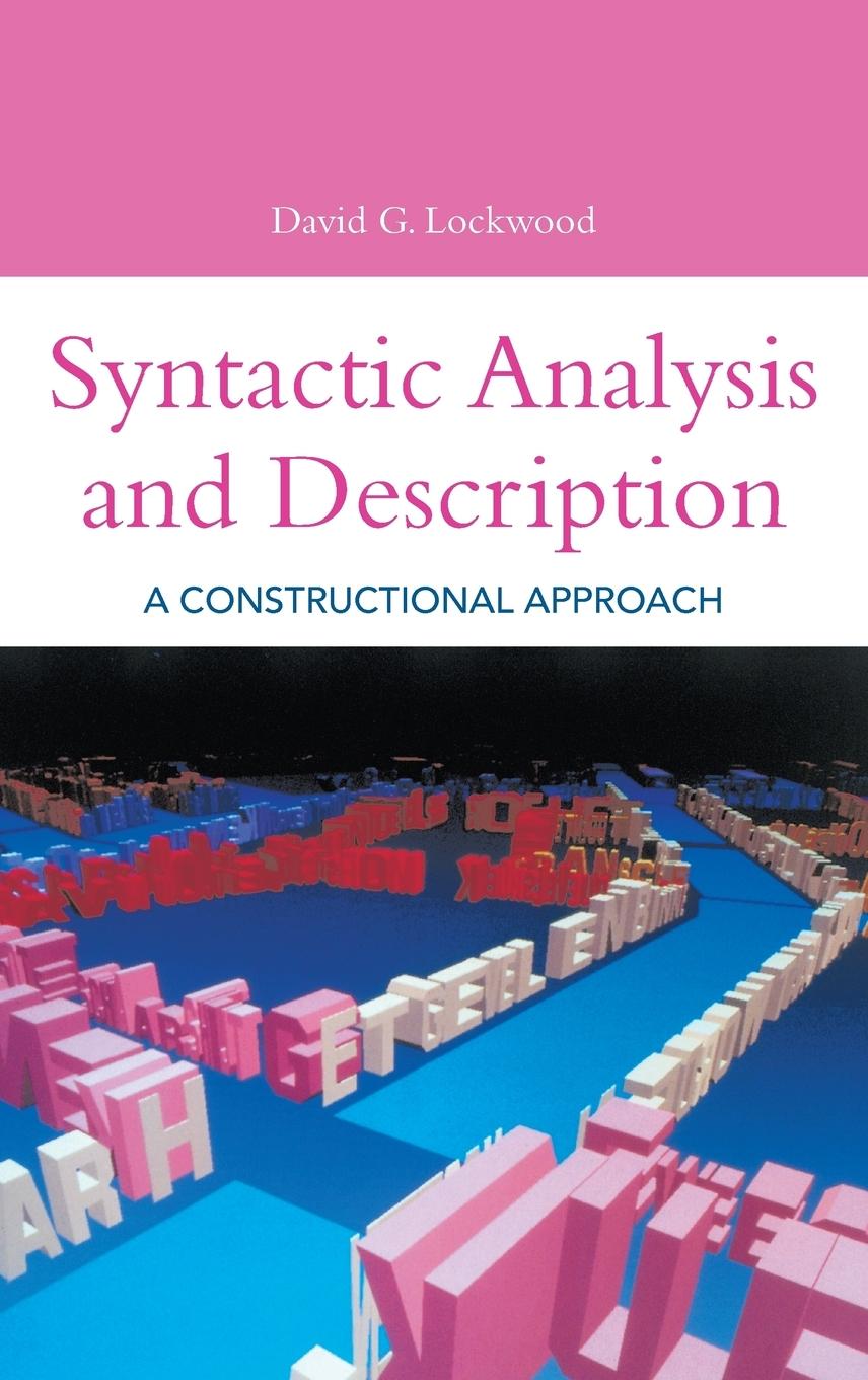 Vorderes Coverbild Syntactic Analysis and Description