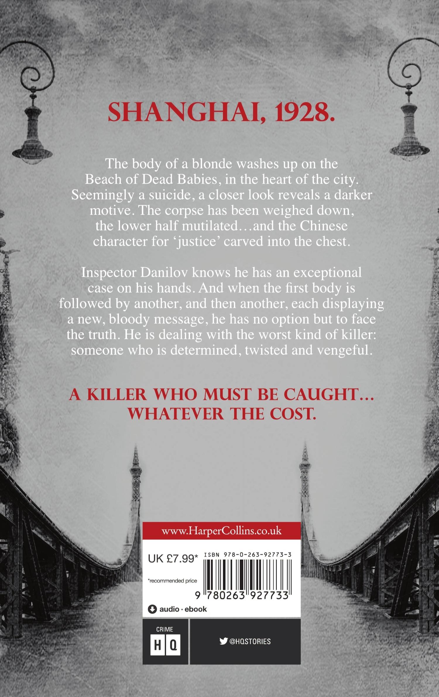 Rückseitencover Death In Shanghai