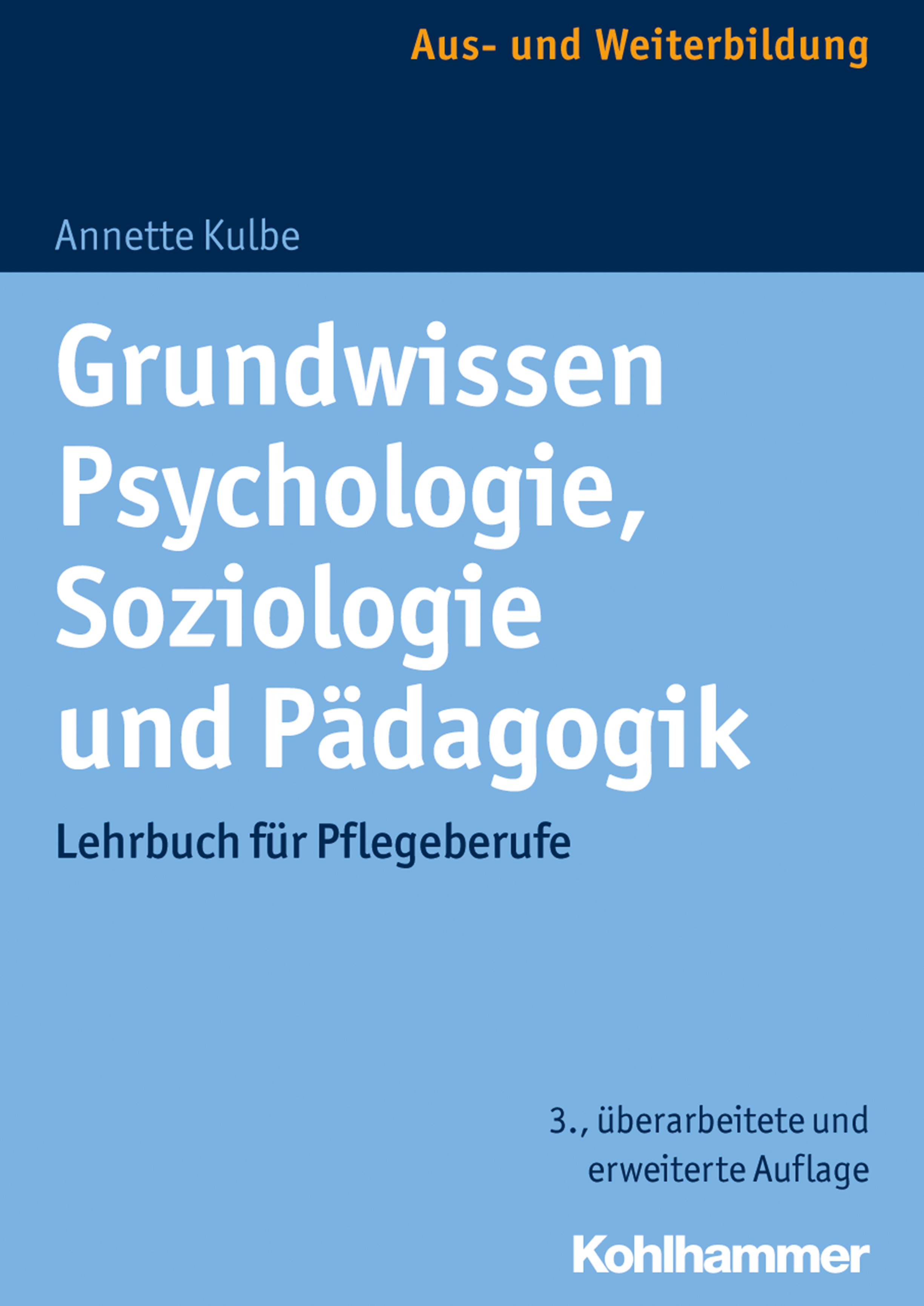 Vorderes Coverbild Grundwissen Psychologie, Soziologie und Pädagogik