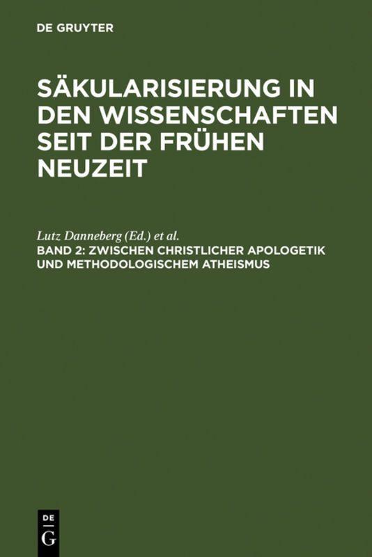 Vorderes Coverbild Zwischen christlicher Apologetik und methodologischem Atheismus
