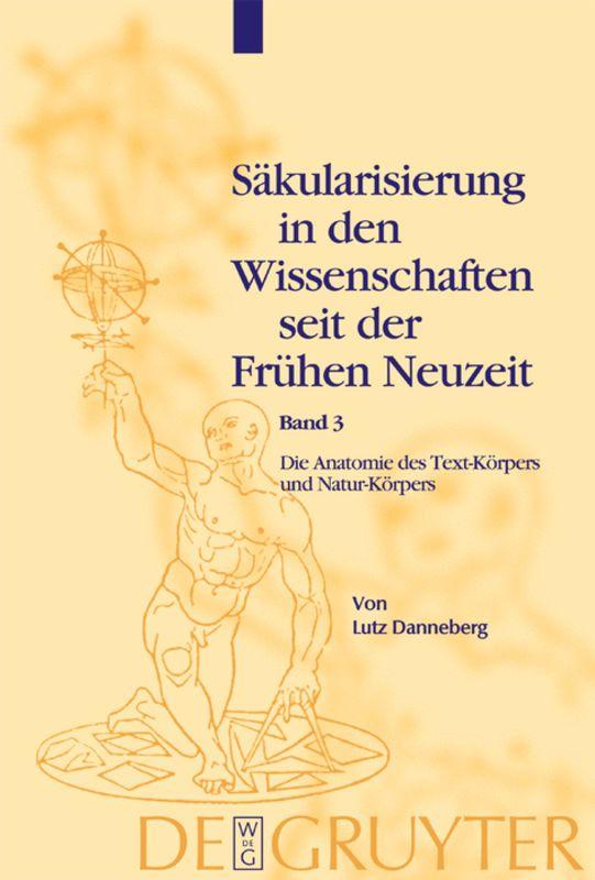 Vorderes Coverbild Die Anatomie des Text-Körpers und Natur-Körpers
