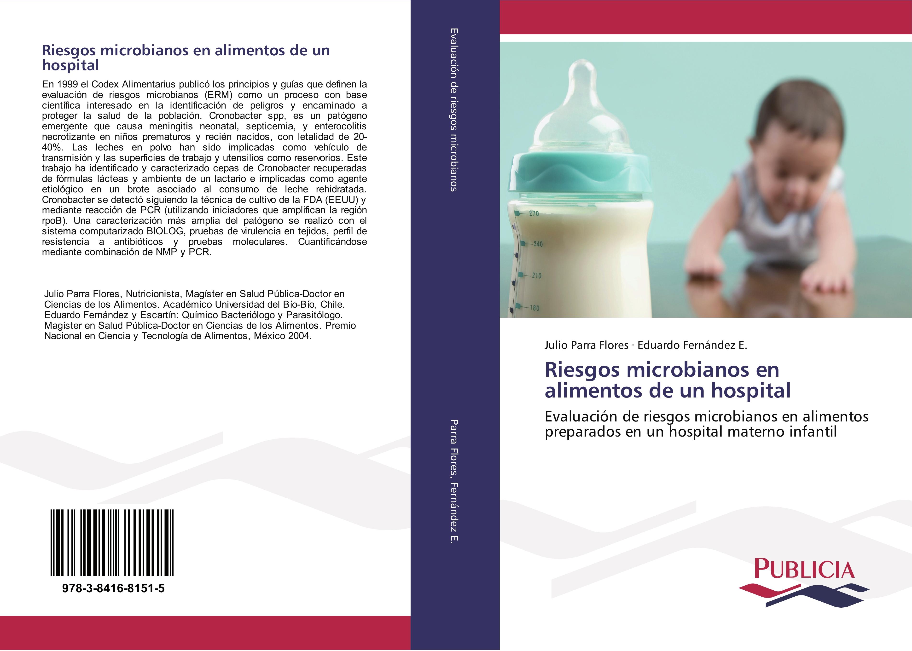 Vorderes Coverbild Riesgos microbianos en alimentos de un hospital