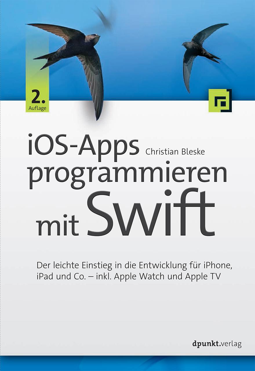 Vorderes Coverbild iOS-Apps programmieren mit Swift