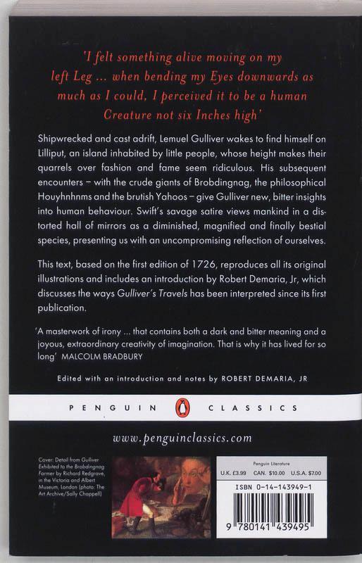 Rückseitencover Gulliver's Travels