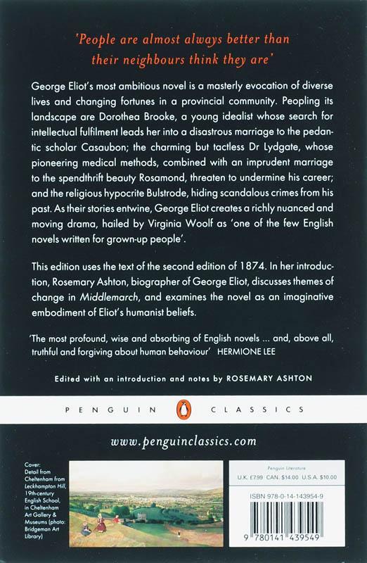 Rückseitencover Middlemarch