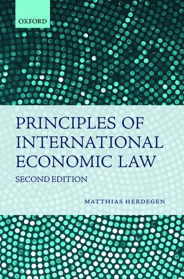 Vorderes Coverbild Principles of International Economic Law