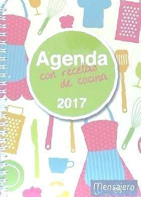 Vorderes Coverbild AGENDA 2017 CON RECETAS DE COCINA