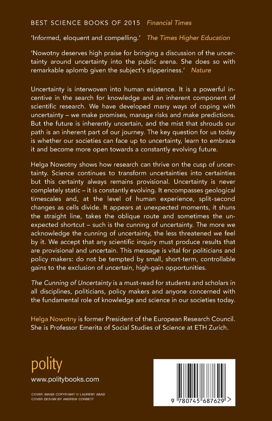 Rückseitencover The Cunning of Uncertainty