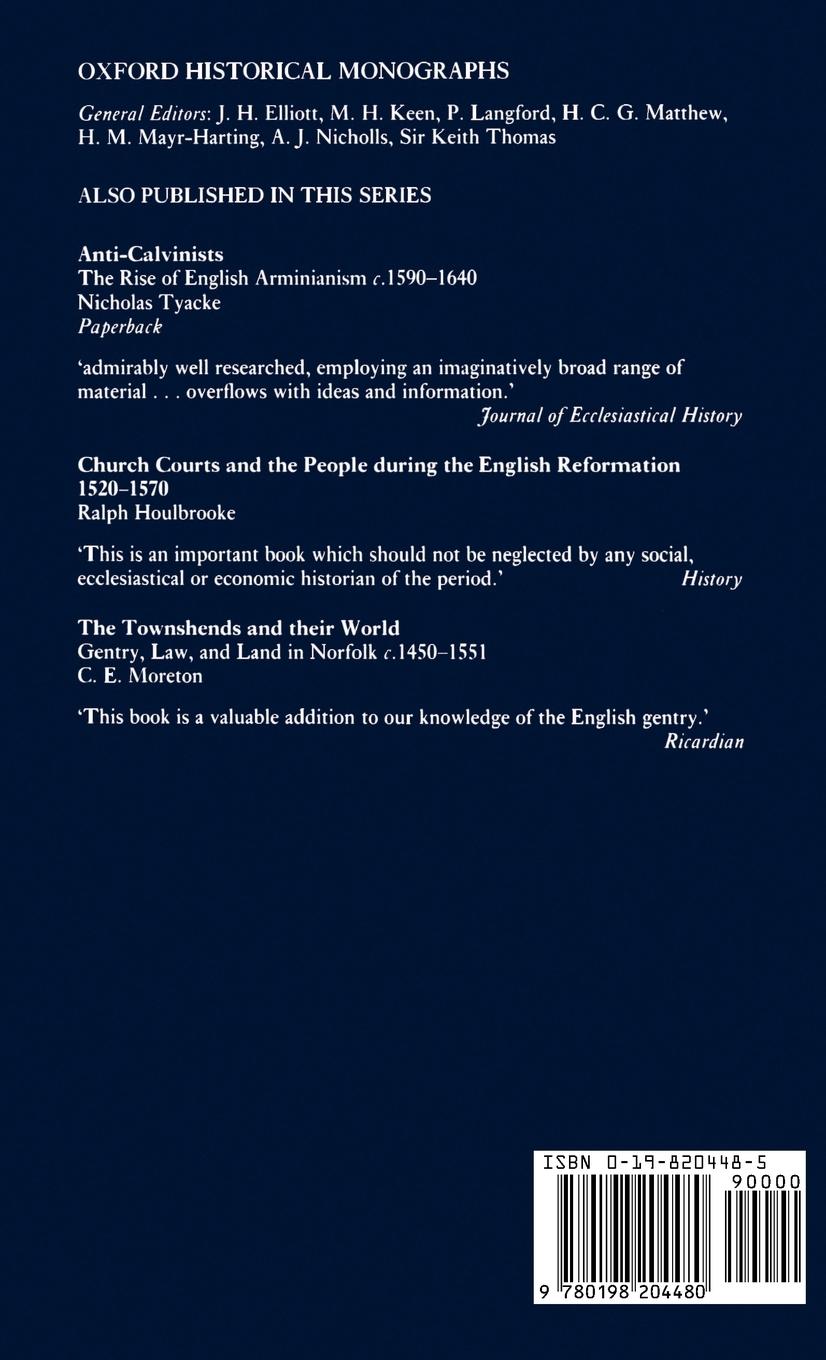 Rückseitencover The Catholic Priesthood and the English Reformation