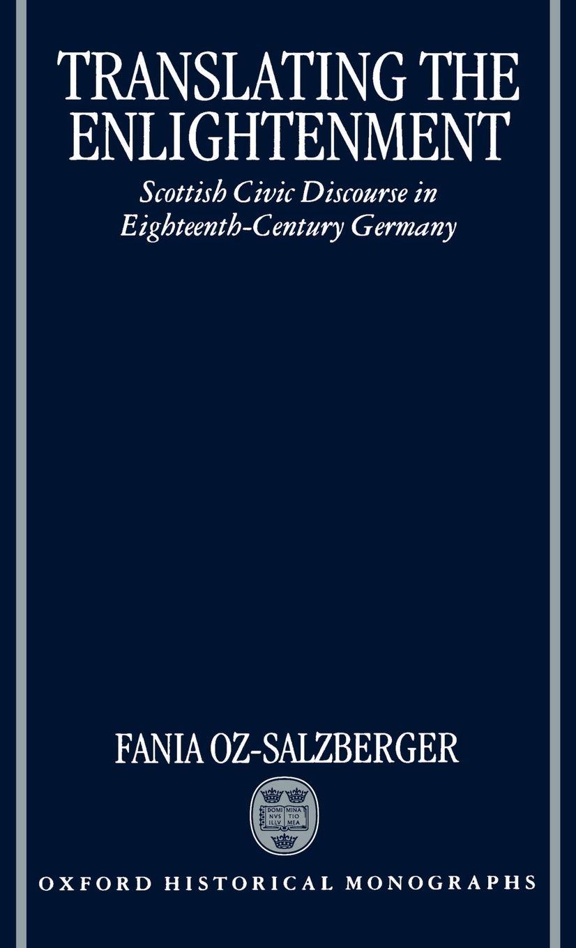 Vorderes Coverbild Translating the Enlightenment