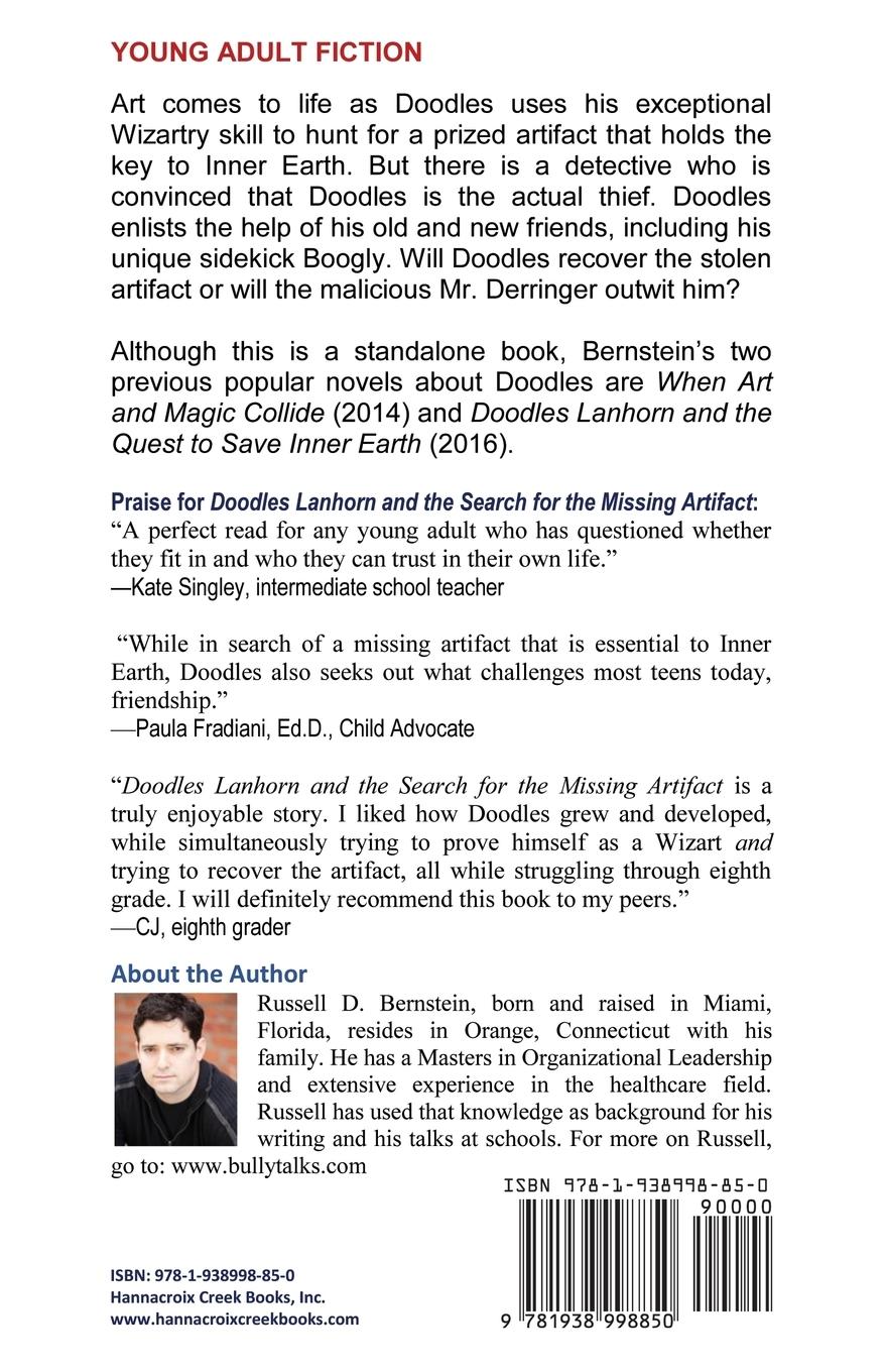 Rückseitencover Doodles Lanhorn and the Search for the Missing Artifact