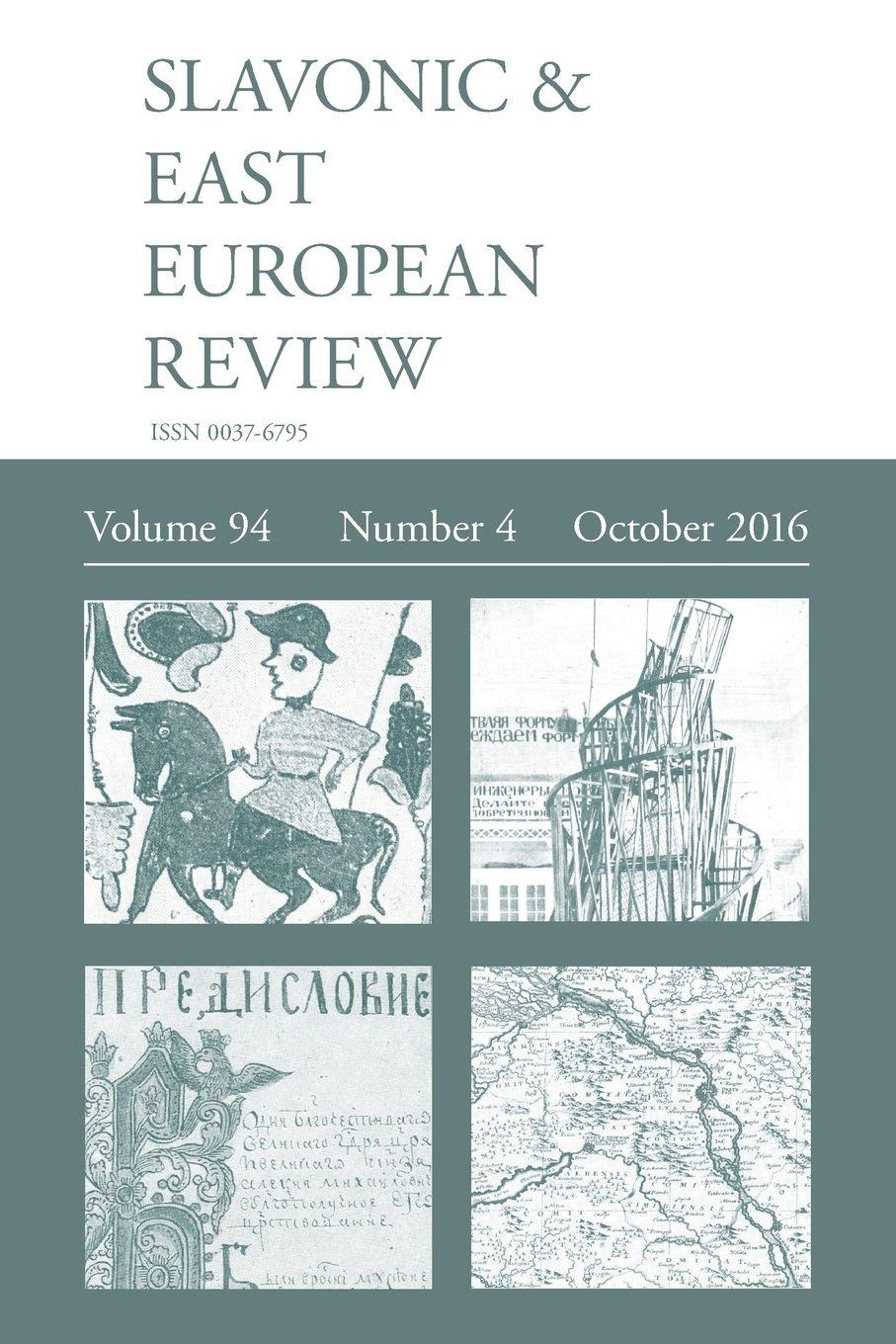 Vorderes Coverbild Slavonic & East European Review (94