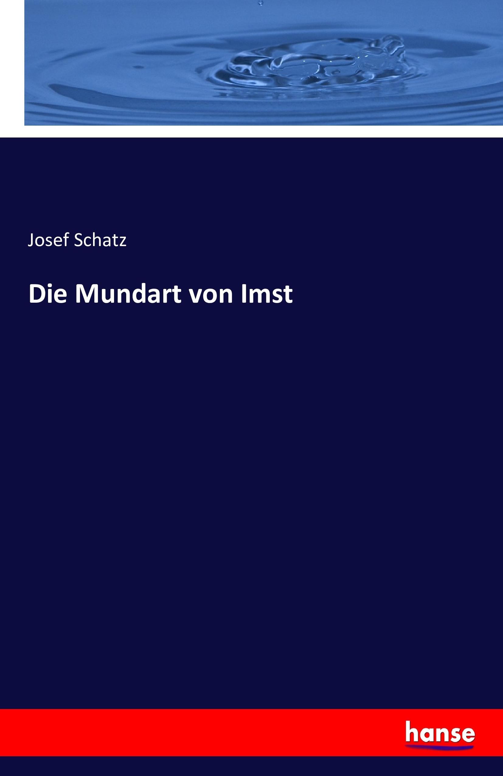 Vorderes Coverbild Die Mundart von Imst