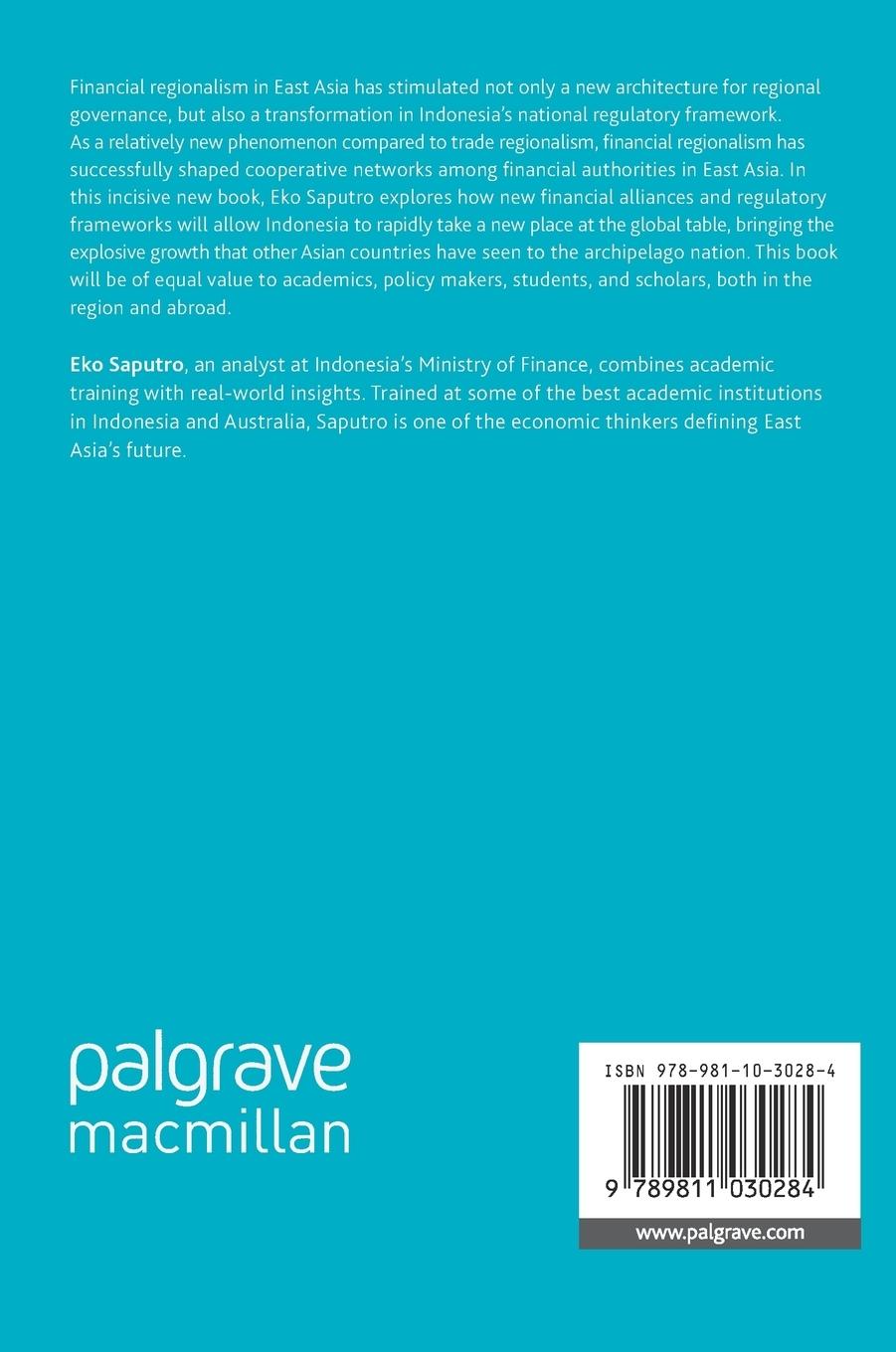 Rückseitencover Indonesia and ASEAN Plus Three Financial Cooperation