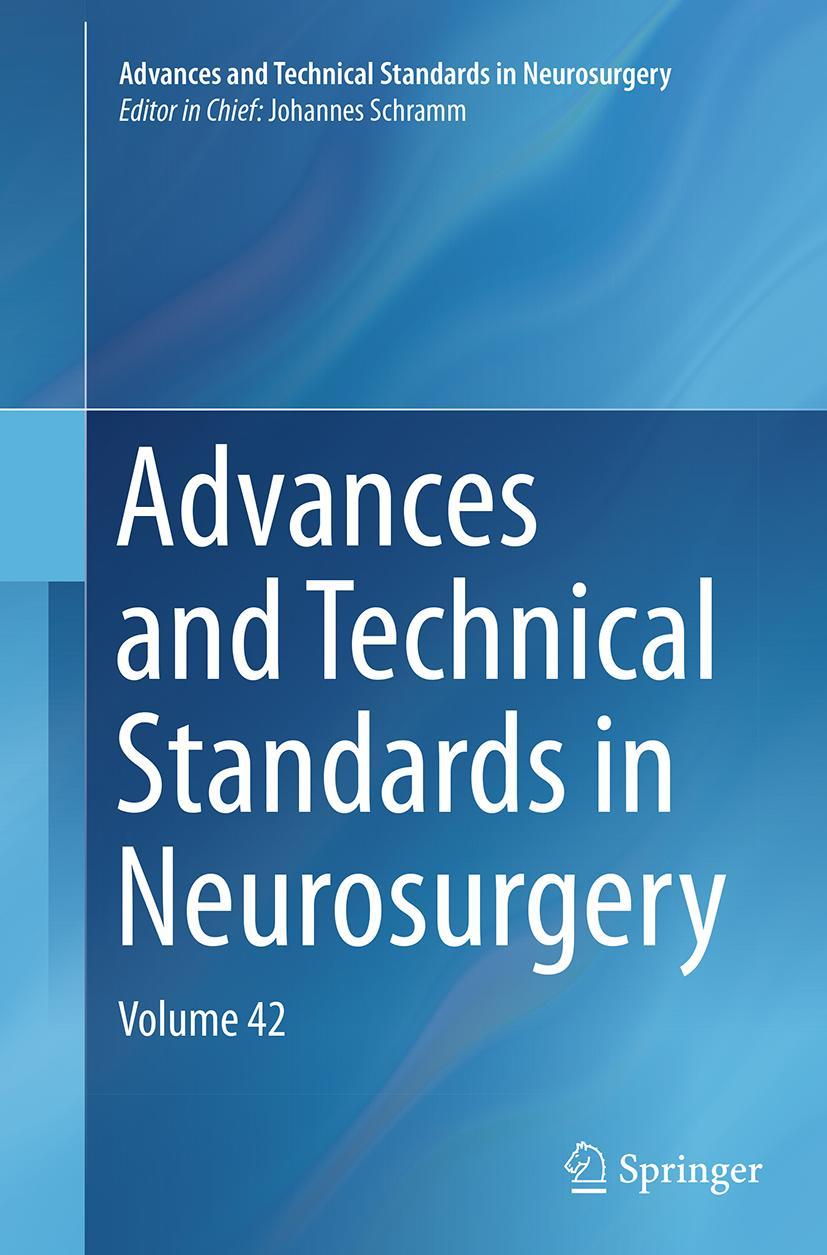 Vorderes Coverbild Advances and Technical Standards in Neurosurgery