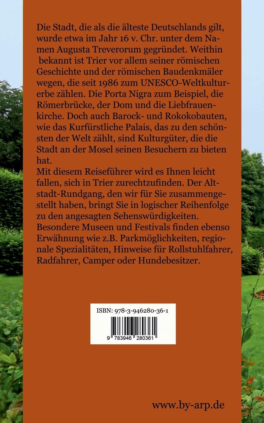 Rückseitencover Trier - Der praktische Reiseführer für Ihren Städtetrip